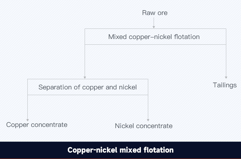 copper nickel ore: Copper-nickel mixed flotation