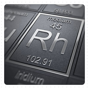 periodic table of rhodium