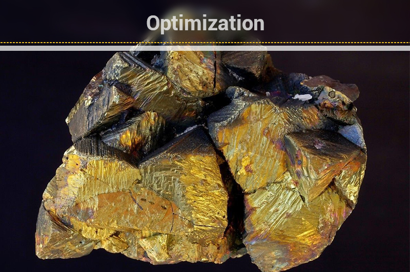 La calcopirita es un mineral de sulfuro de hierro y cobre y el mineral de cobre más abundante.