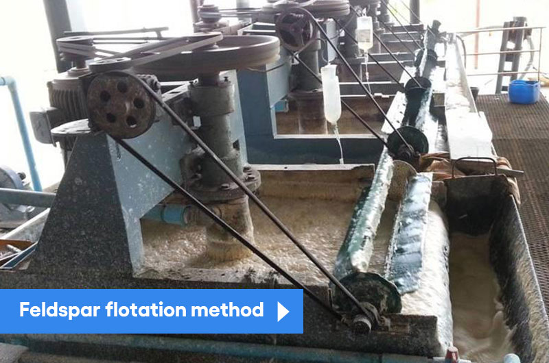 Feldspar flotation method