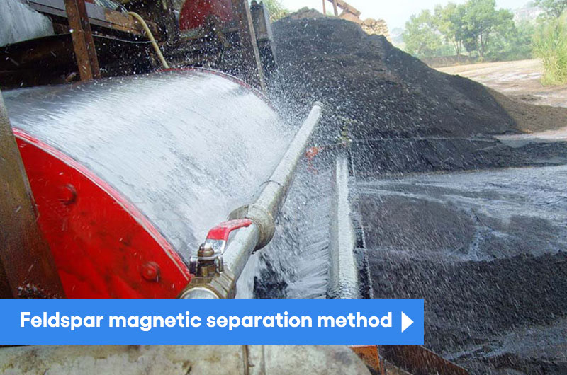 Feldspar magnetic separation method