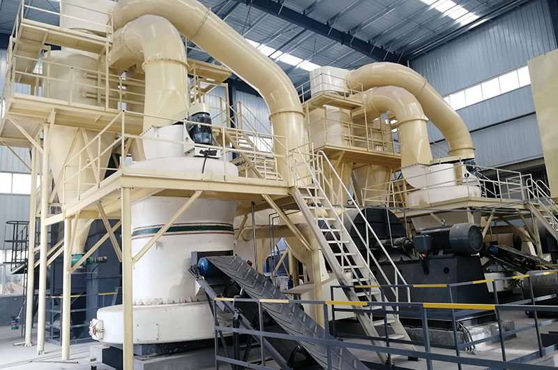 A bentonite grinding plant in Russia