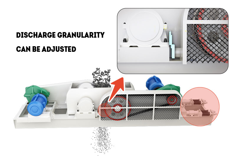 Discharge granularity can be adjusted