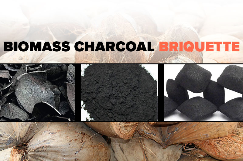 biomass charcoal briquette