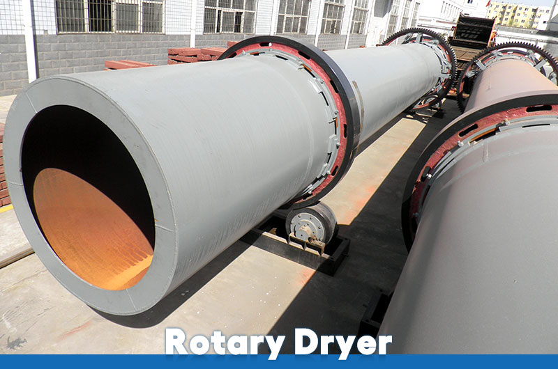 rotary dryer for limestone rock