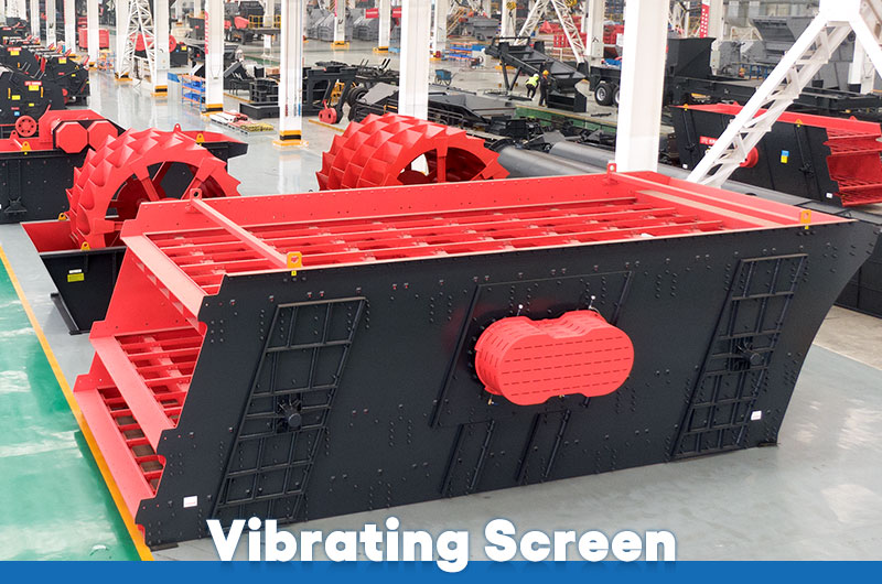 vibrating screen in limestone plant