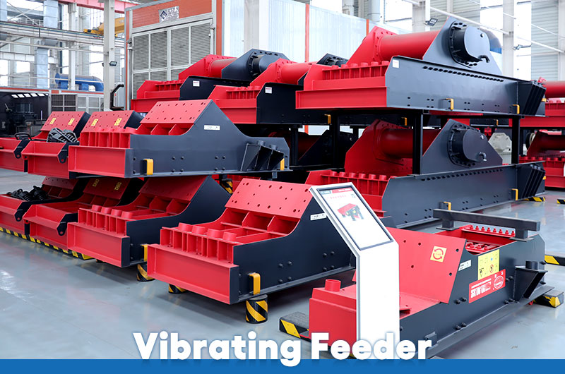 vibrating feeder in limestone plant