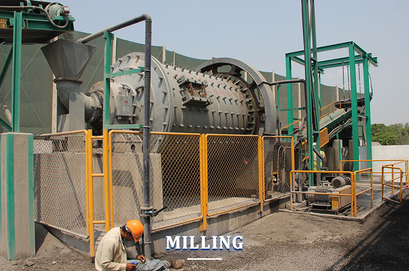 platinum processing process: milling