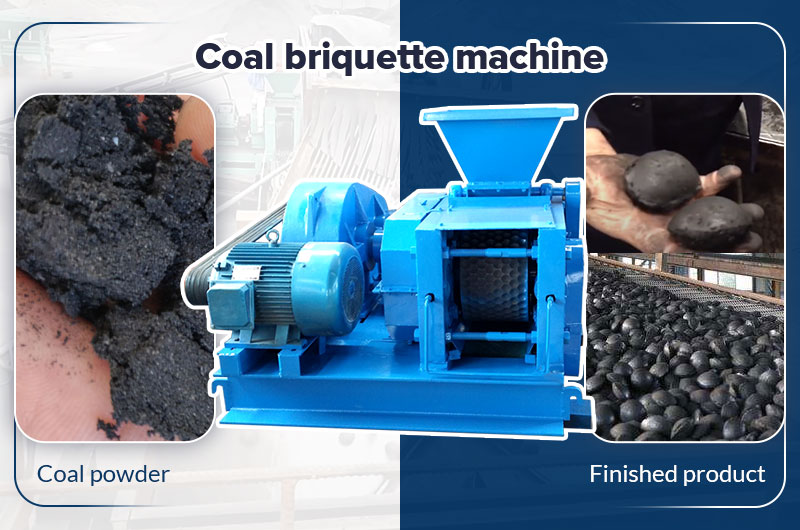 Coal briquette machine