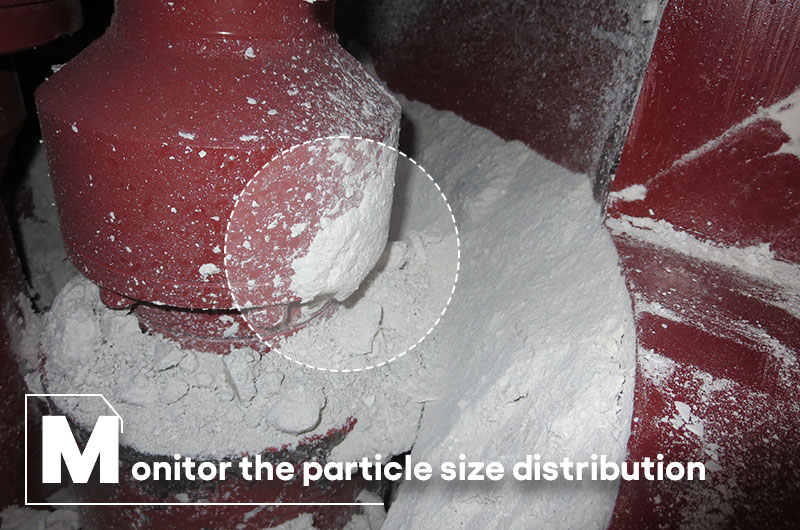 optimize calcium carbonate grinding efficiency: monitor the particle size distribution