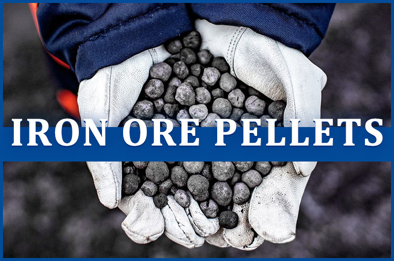 What are iron ore pellets?