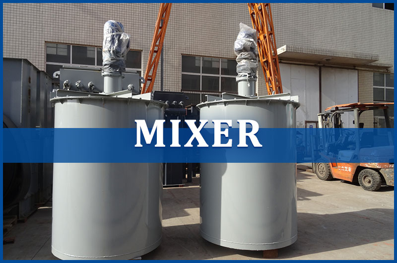 Mixer provides a uniform raw material for iron ore pelletization.