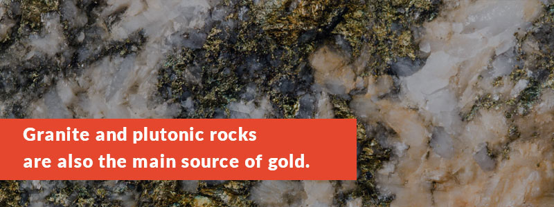 Granite gold ore
