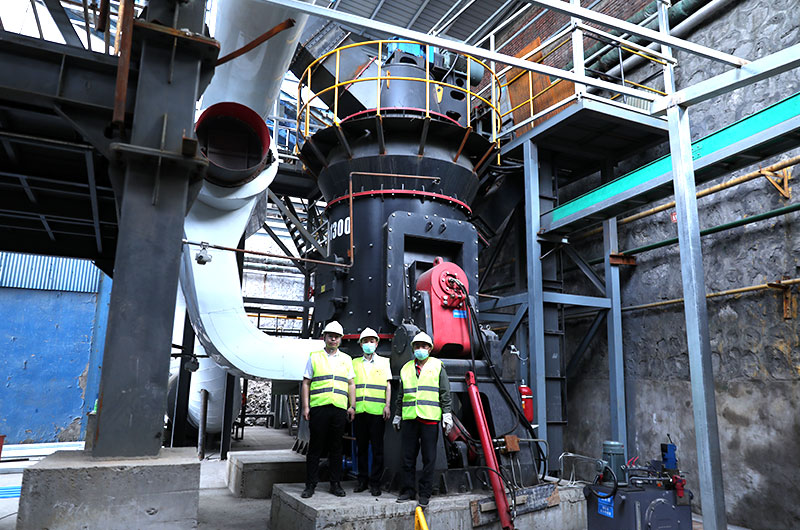 Vertical roller mill working site in Vietnam