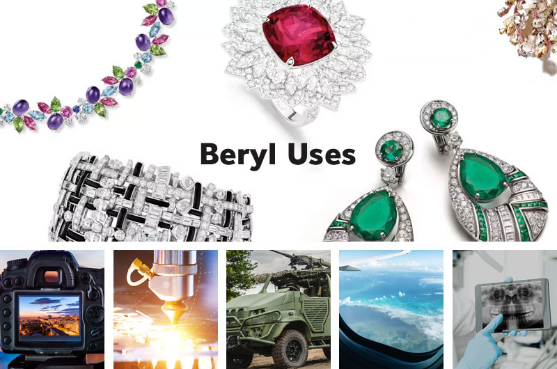 What is beryl stone used for? 