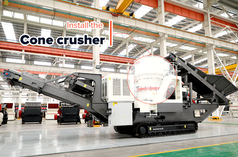 Mobile cone crusher