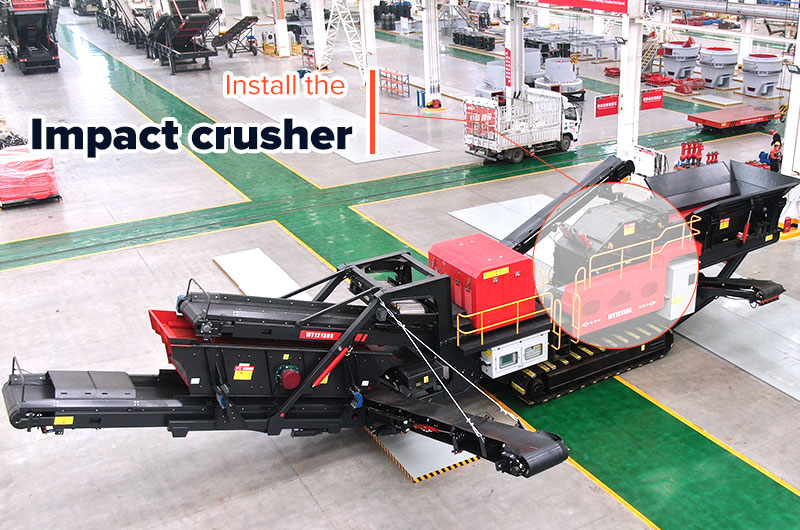 Mobile impact crusher