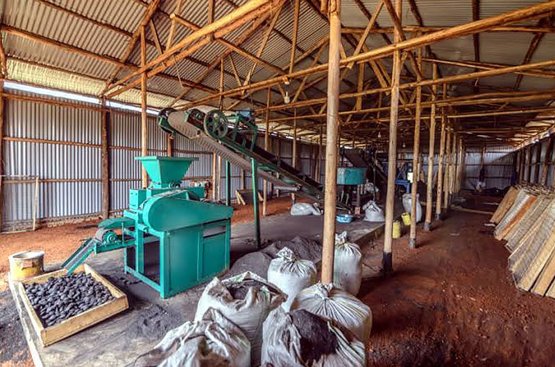 Coal briquette machine in South Africa