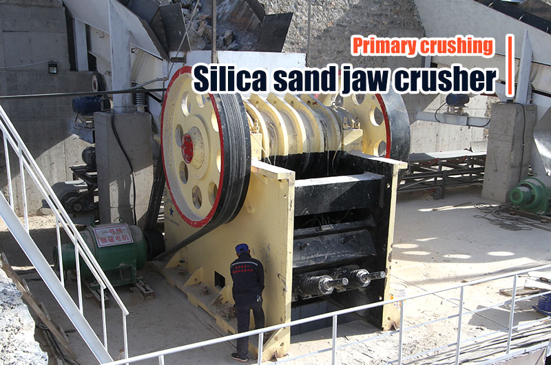 Silica sand jaw crusher