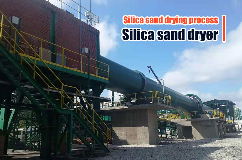 Silica sand dryer