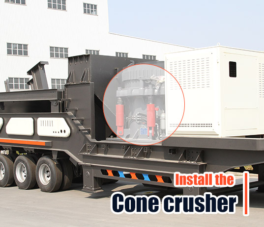 Portable cone crusher