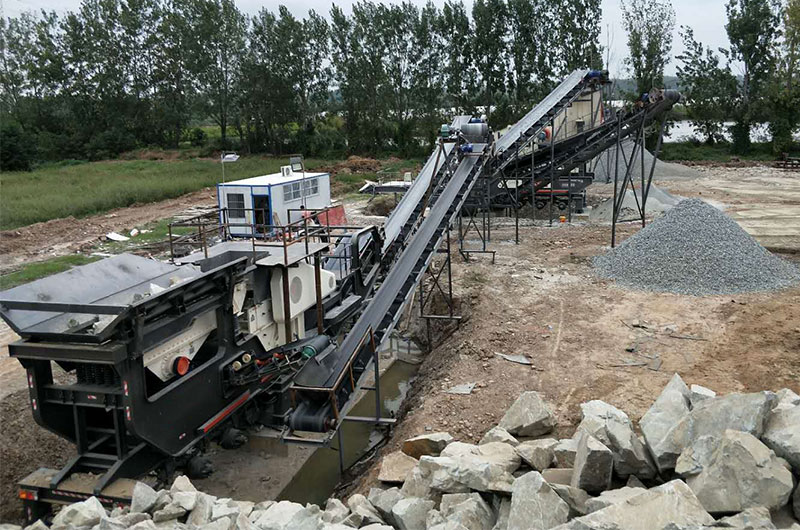 Portable rock crusher in Australia