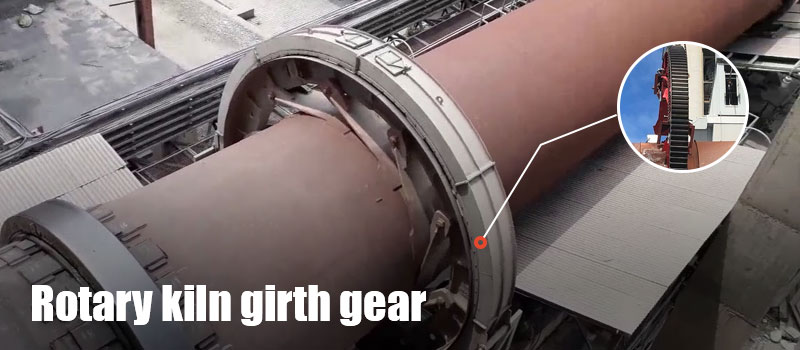 Rotary kiln girth gear