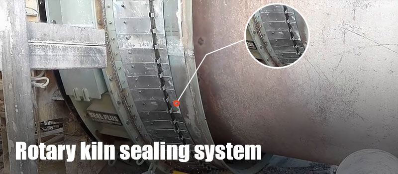 Rotary kiln sealing system