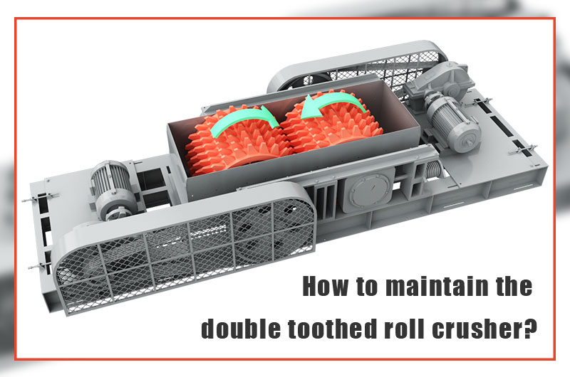 How to maintain the double toothed roll crusher?