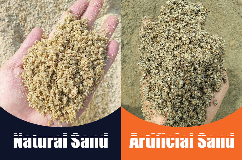 Artificial sand VS natural sand