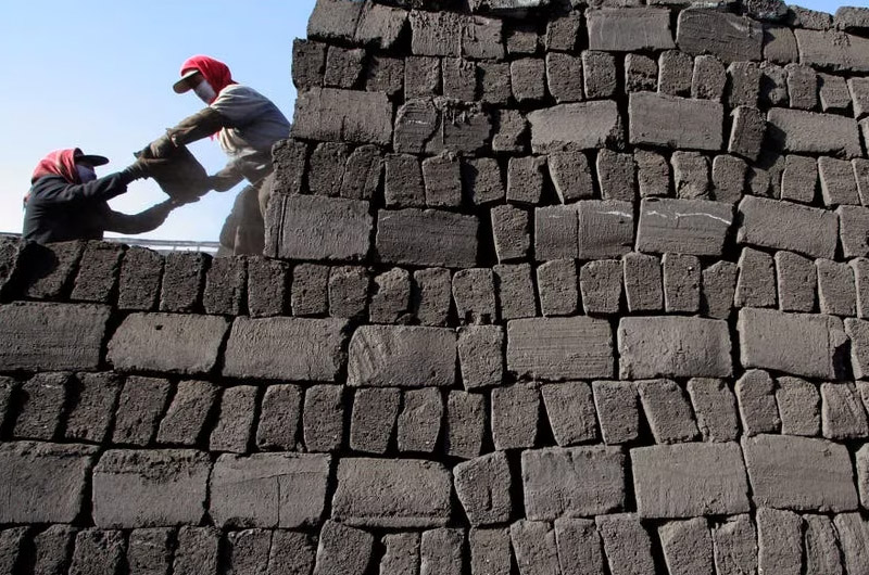Coal gangue bricks