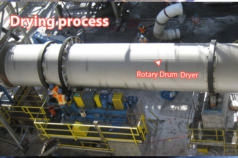 The lithium concentrate after beatification needs to be dried to reduce the moisture content.