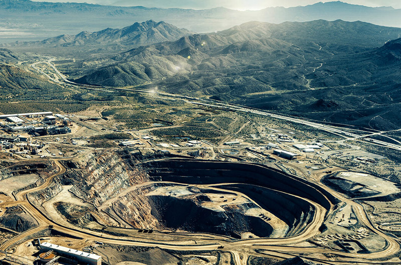 the Mountain Pass Mine in the United States