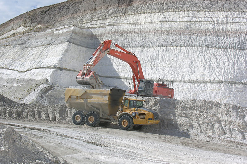 Diatomite mining in Kenya