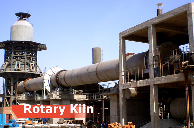 reduction roasting in a rotary kiln