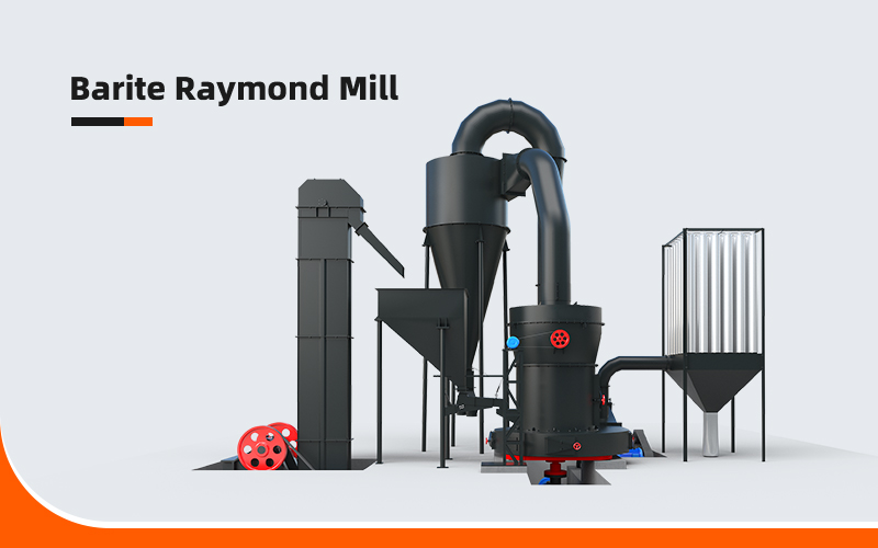 Barite Raymond mill diagram