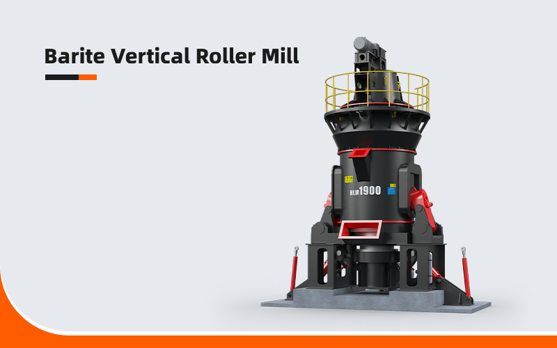 Diagrama del molino de rodillos vertical de barita