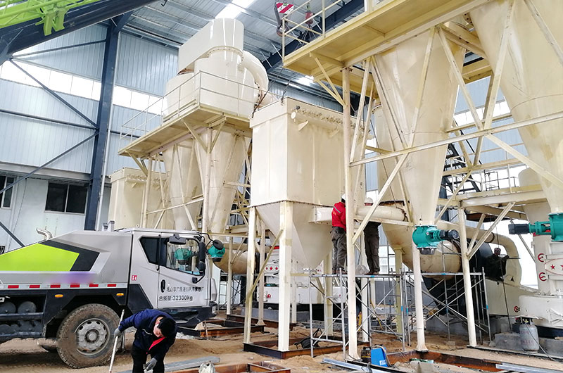 A barite grinding plant in Turkey