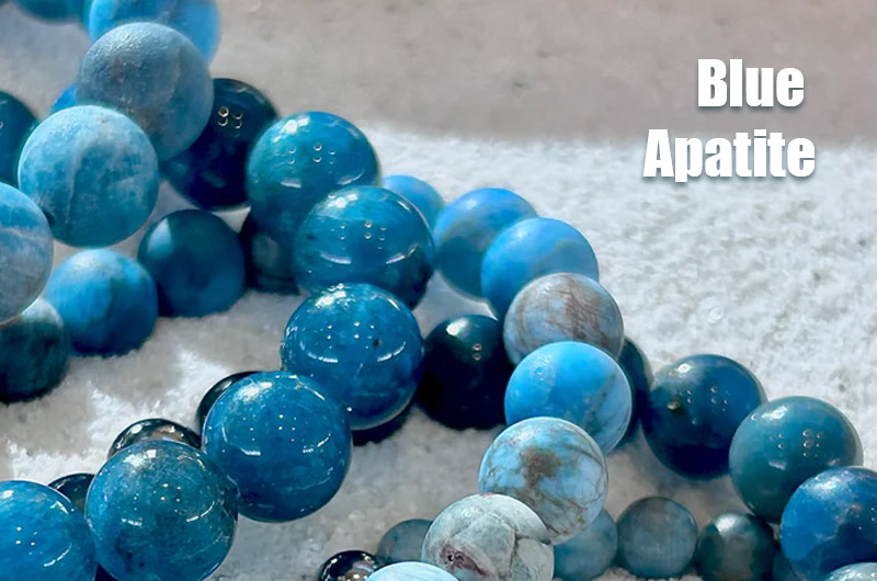 Blue apatite