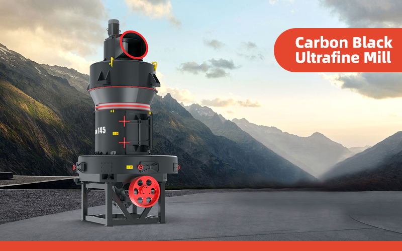 Carbon black ultrafine mill