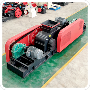 Double toothed roll crusher