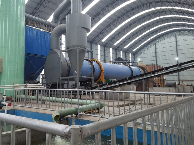 A wastewater sludge plant in eastern Australia