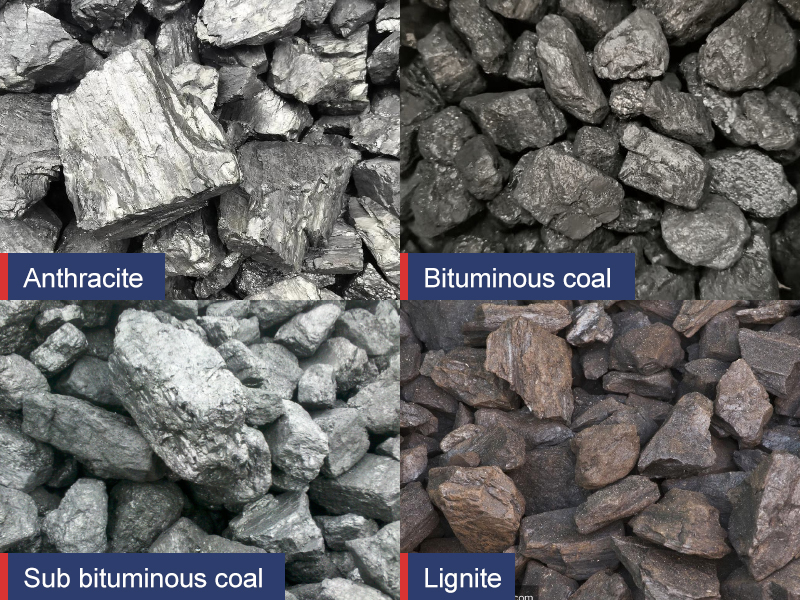 4 types of coal