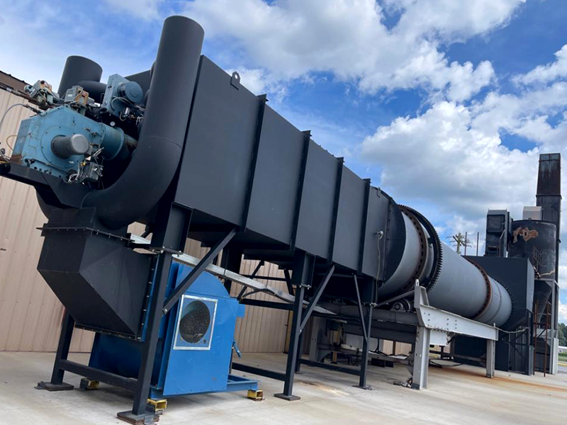 Silica sand drying in Texas
