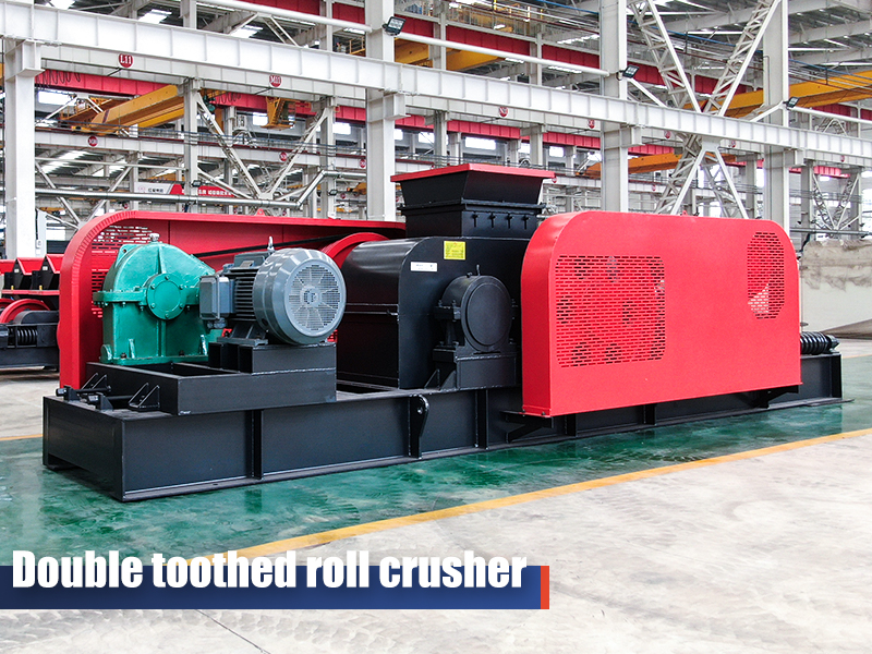 Double toothed roll crusher for clay crushing