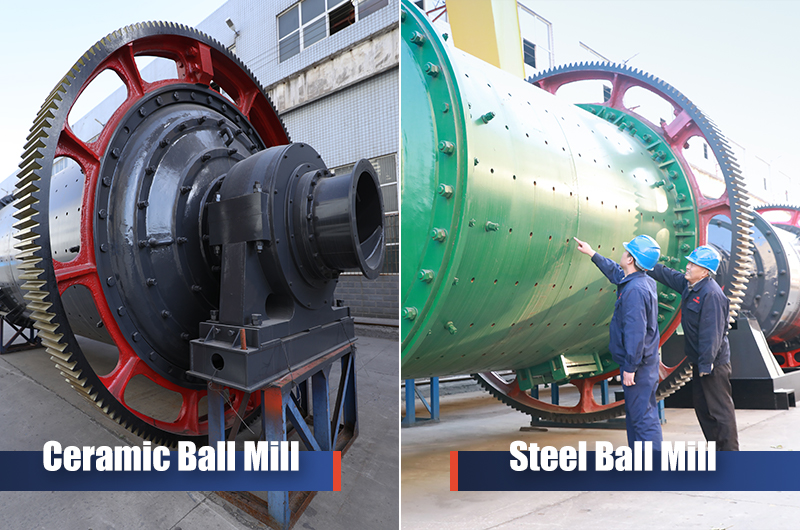 Ceramic ball mills vs. steel ball mills