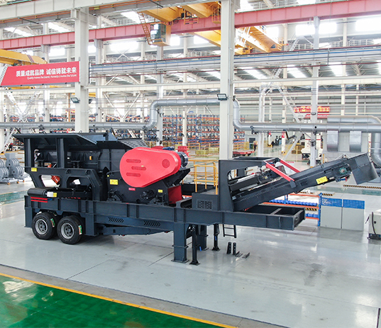 Portable jaw rock crusher
