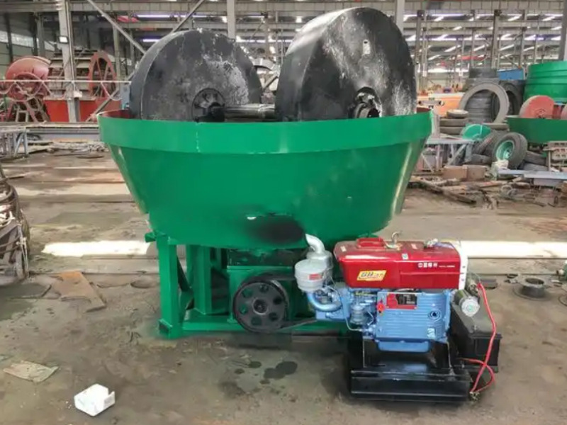 Gold wet pan mill