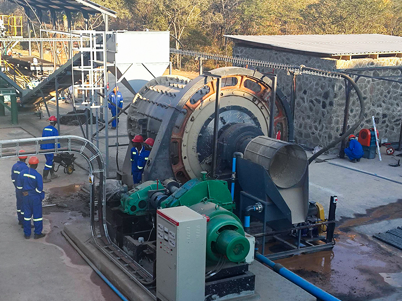 gold ball mill application in a Zimbabawe gold mine