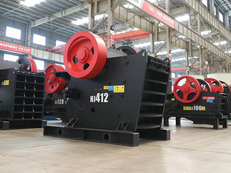 The jaw crusher of limestone